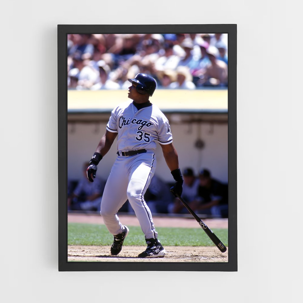 Poster Frank thomas – affiche Baseball (vue 2)